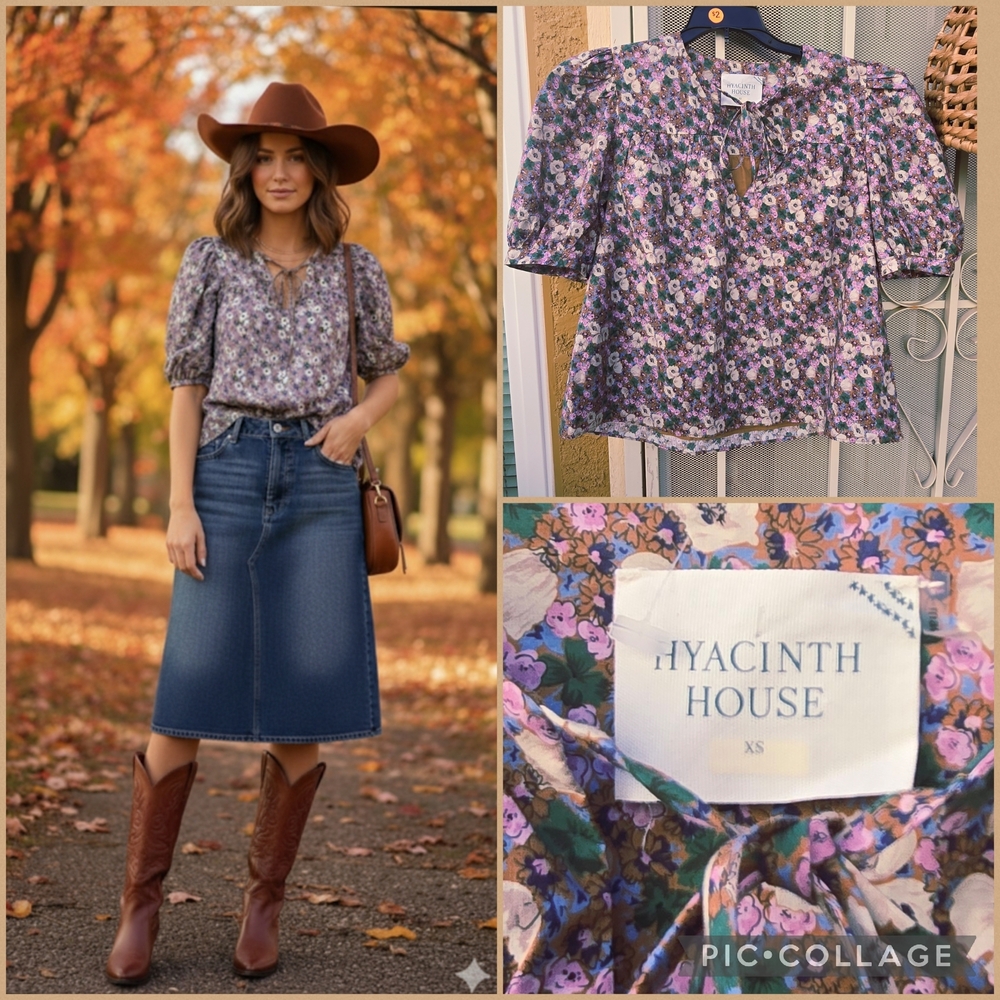 Hyacinth House Floral Blouse